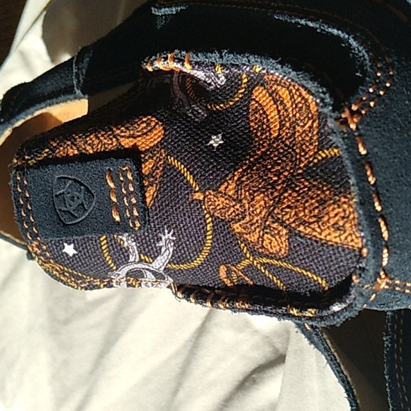 😍☄️NWT Women's Ariat Cruisers navy blue leather suede CUTE!! shoes size 7B 😍☄️ - Picture 10 of 12